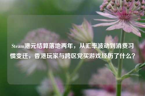 Steam港元结算落地两年,从汇率波动到消费习惯变迁,香港玩家与跨区党买游戏经历了什么?